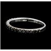 Image 1 : 0.38 ctw Black Diamond Ring - 14KT White Gold