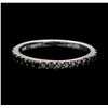 Image 2 : 0.38 ctw Black Diamond Ring - 14KT White Gold