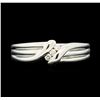Image 2 : 0.25 ctw Diamond Ring - 14KT White Gold