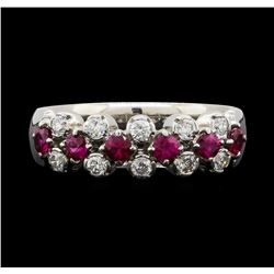 Ruby and Diamond Ring - Platinum