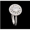 Image 4 : 1.50 ctw Diamond Ring - 14KT White Gold