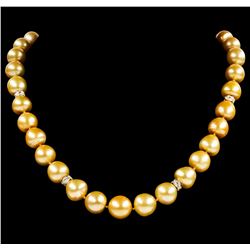 Pearl and Diamond Necklace