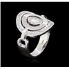 Image 3 : 0.38 ctw Diamond Ring - 14KT White Gold