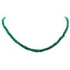 Image 1 : Emerald Faceted Bead Necklace