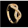 Image 4 : 0.64 ctw Diamond Ring - 14KT Rose Gold