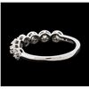 Image 3 : 0.19 ctw Diamond Ring - 14KT White Gold