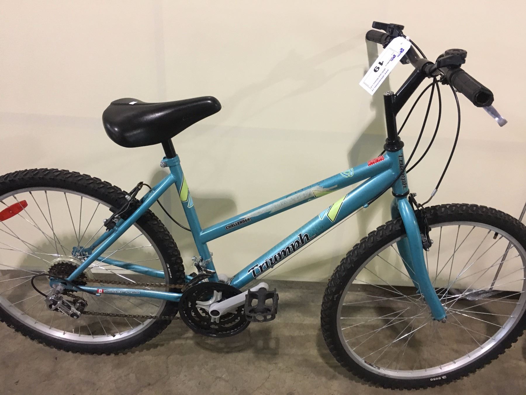 Blue Triumph Challenger 21 Speed Mountain Bike
