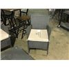 Image 2 : DARK RATAN 4 PCS CHAT SET ( DOUBLE SEAT, 2 CHAIRS AND COFFEE TABLE )