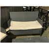 Image 3 : DARK RATAN 4 PCS CHAT SET ( DOUBLE SEAT, 2 CHAIRS AND COFFEE TABLE )