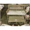 Image 2 : GLORIA NATURAL 4 PCS WOVEN PATIO CHAT SET ( DOUBLE SEAT, 2 CHAIRS & COFFEE TABLE )