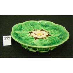 MAJOLICA Water Lilly Cake Stand