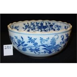 19th Century BLUE ONION Bowl