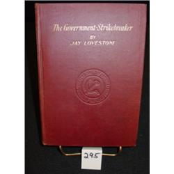 Signed Book THE GOVERNMENT STRIKEBREAKER