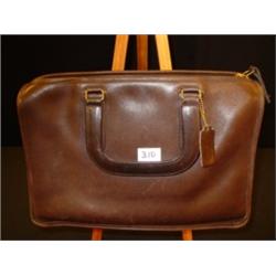 COACH Brown Portfolio Bag w/Handles