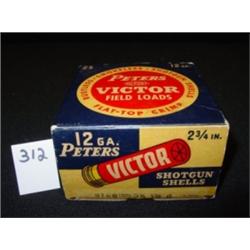 Vintage VICTOR Shotgun Shells Box