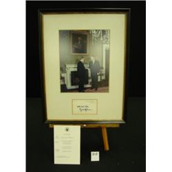 Lyndon B Johnson - Autographed Photo