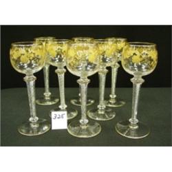 Vintage MOSER Gold Overlay Stems (8)