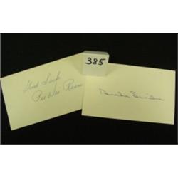 Autographs - PEE WEE REESE/DUKE SNIDER