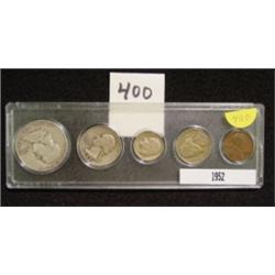 1952 SILVER Year Set