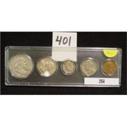 1954 SILVER Year Set