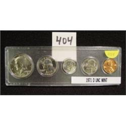 1971 D - 5 Coin Uncirculated Mint Set