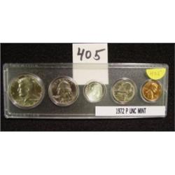 1972 P - 5 Coin Uncirculated Mint Set