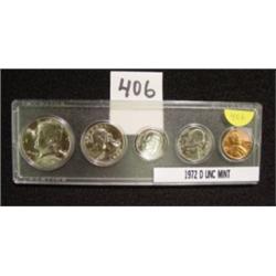 1972 D - 5 Coin Uncirculated Mint Set