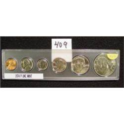 1974 P - 6 Coin Uncirculated Mint Set