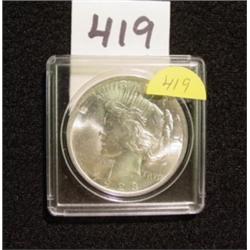 1923 P - Peace Silver Dollar