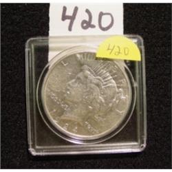 1924 P - Peace Silver Dollar
