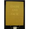 Image 1 : Autographed GENUINE AND FALSE by Tietze