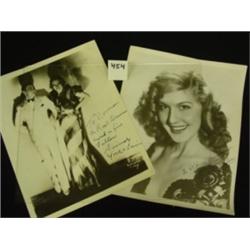 7 Autographed 1940s Musician Photos