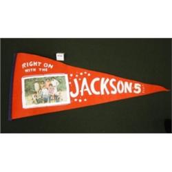 1960's JACKSON FIVE Tour Pennant