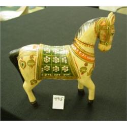 Hand Painted Eastern European folk art horses