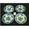 Image 1 : Flow Blue ASIATIC PHEASANTS Saucers (4)