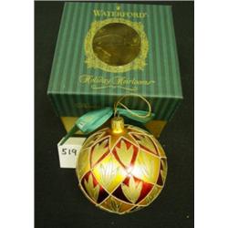 Blown Glass WATERFORD/WEDGWOOD Ornament