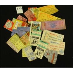 BASKETBALL & FOOTBALL Ticket Stubs
