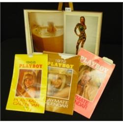 1960s & 70s PLAYBOY Calendars Lot of 4+