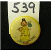 Image 1 : #69 YELLOW KID Comic Pinback Ad