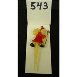 Early Plastic TOOTHPICK SANTA