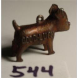 Metal DOG CHARM - Ideal Dog Food Ad