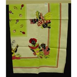 1950's BLACK MEMORABILIA Tablecloth