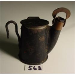 Early MINER'S Oil Wick Lamp