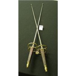 FENCING SWORDS by W Clauberg