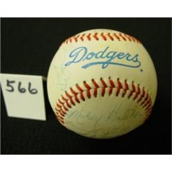 25 Autographs on 1988 DODGER BASEBALL