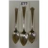 Image 1 : STERLING Souvenir Spoons SHELBY MONTANA