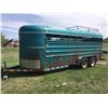 Image 1 : 2000 Lift Off, 4 Horse Angle, Stock Trailer with Tackroom and Stall Dividers