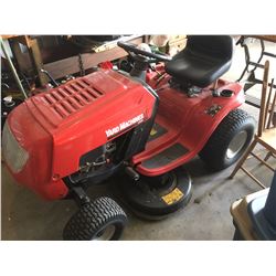 Yard Machine Riding Lawn Mower, 38” Cut