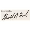 Image 3 : Superb NYC / GERALD R. FORD May 14, 1975-Dated Presidential Typed Letter Signed