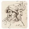 Image 1 : Two Original Hand-Drawn ROBERT FULTON Sketches Dated 1807 + 1813 R.F. Initialed